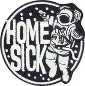 Grindstore Patch Home Sick Astronaut Zwart