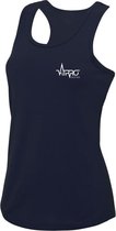 FitProWear Sporthemd Donkerblauw Maat XL - Dames - Sportkleding - Polyester - Hemden - Mouwloos -