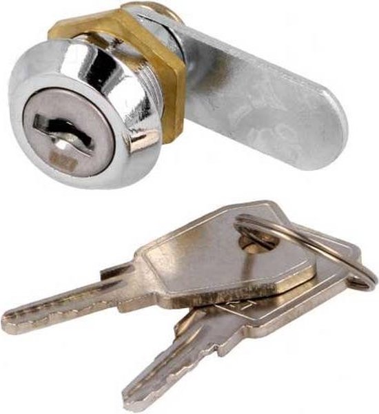 Locker slot - Kantelslot - 15mm - gelijke sleutels - 827 - ABC-Led
