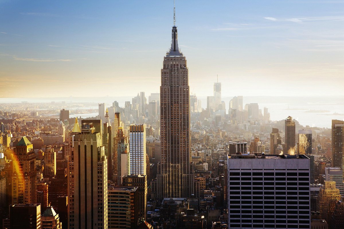 Canvasvooraandemuur.nl New York Skyline 12 Multi