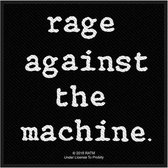 Rage Against The Machine Patch Logo Zwart