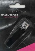 Cosmetica Fanatica - Nagelknipper 5,6 cm - Metaal met zwarte grip - in blisterverpakking