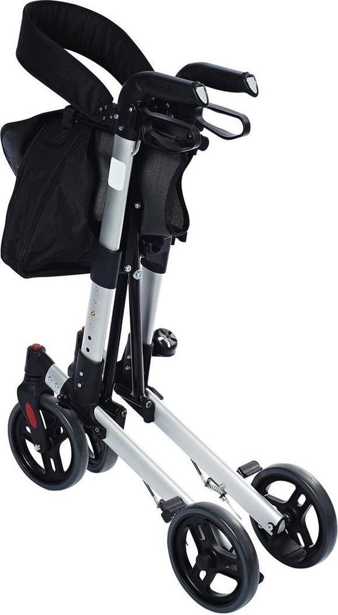 Rollator deluxe - Met hand- en parkeerrem met interne remkabels -  laadvermogen tot 136 kg | bol.com