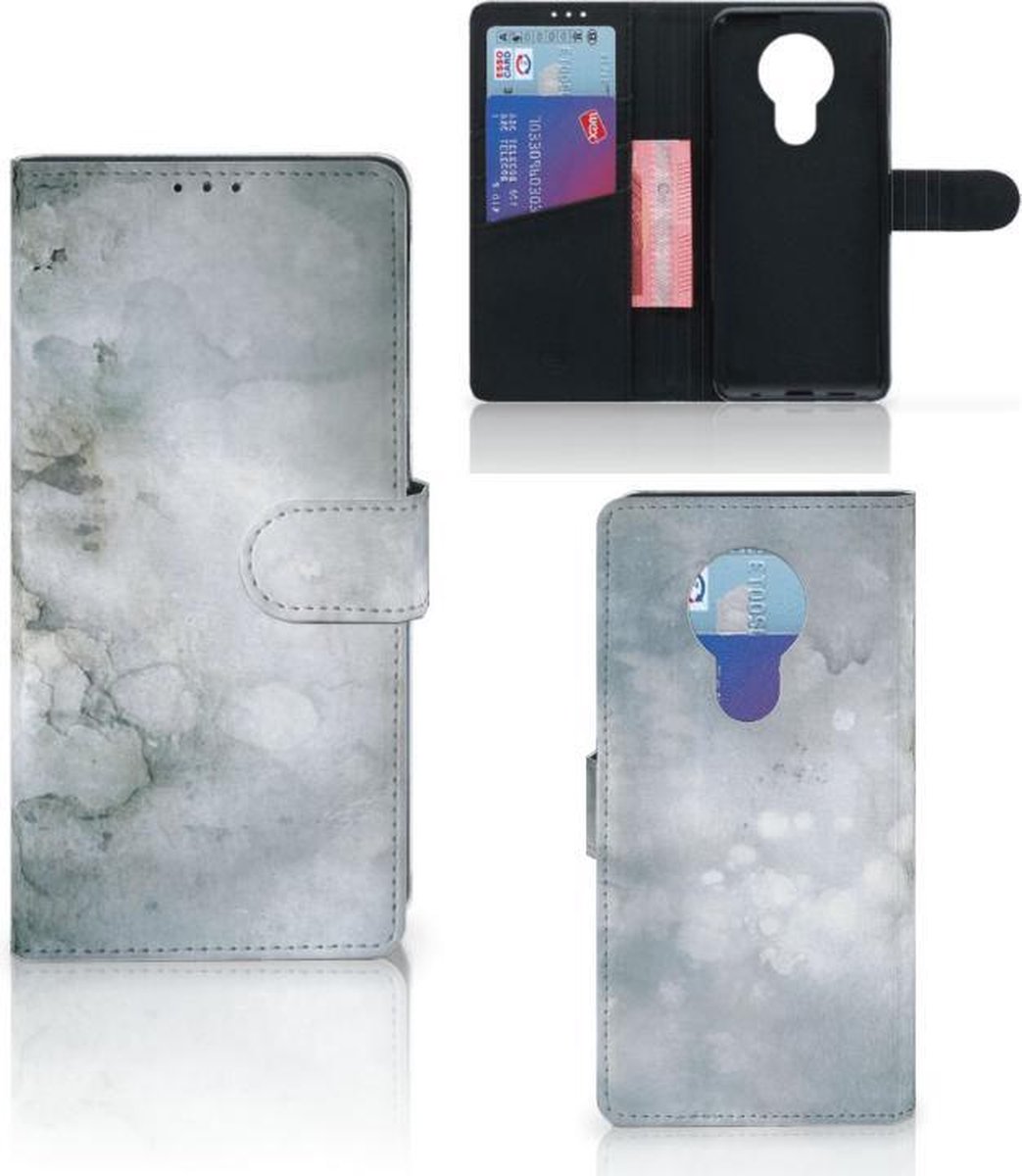 Hoesje Nokia 5.3 Painting Grey