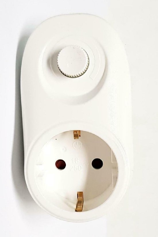 Verbinding Geduld Rusteloosheid Stopcontact dimmer, Plugin dimmer 280 watt Randaarde | bol.com