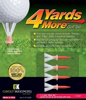 4 Yards More Golf Tee - Short - 1 3/4 inch - Rood