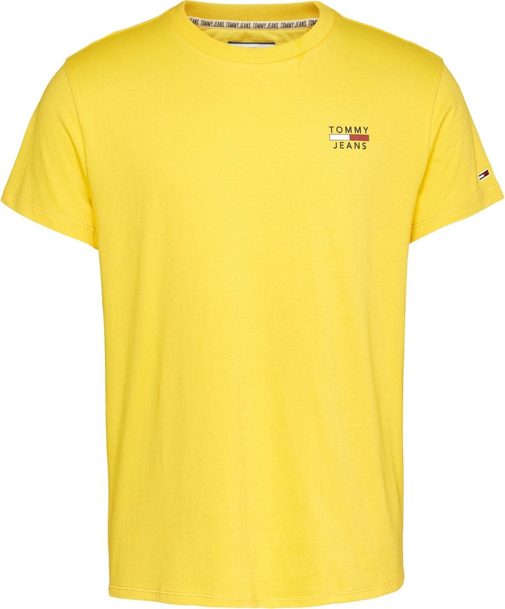 Tommy Hilfiger T-shirt - Mannen - geel | bol.com