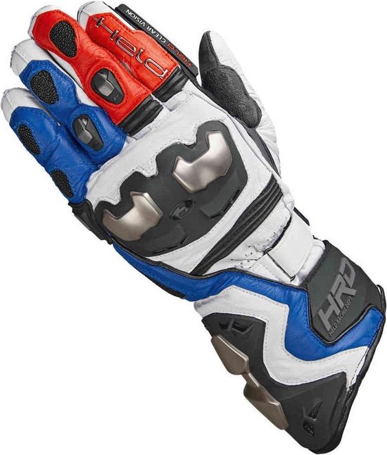 Held Titan RR Motorradhandschuhe - Lederhandschuhe Mit Titan-Knöchelschutz, Schwarz, Größe L
