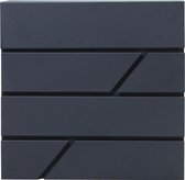 Brievenbus - muurmontage - 1 adres - Antraciet RAL7016-BRA252