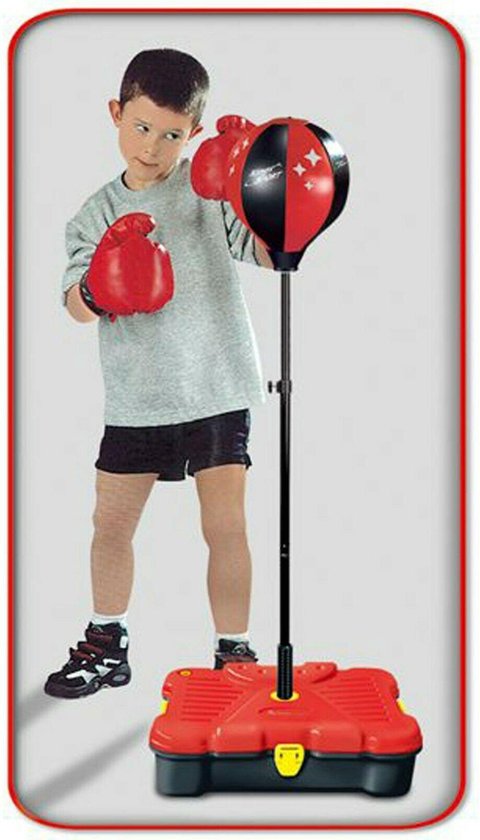 partij motto voordelig boksbal en bokshandschoenen voor kinderen in meeneemkoffer | Boxbal |  bol.com