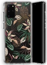 Selencia Zarya Fashion Extra Beschermende Backcover Galaxy S20 Plus hoesje - Jungle Leaves