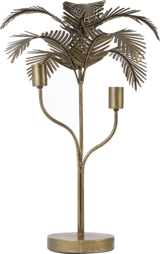Light & Living Palm Tafellamp - Antiek Brons - Ø44x68 cm