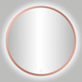 Ced'or Lyon ronde spiegel Rosé goud incl. LED-verlichting Ø 100 cm 4009360
