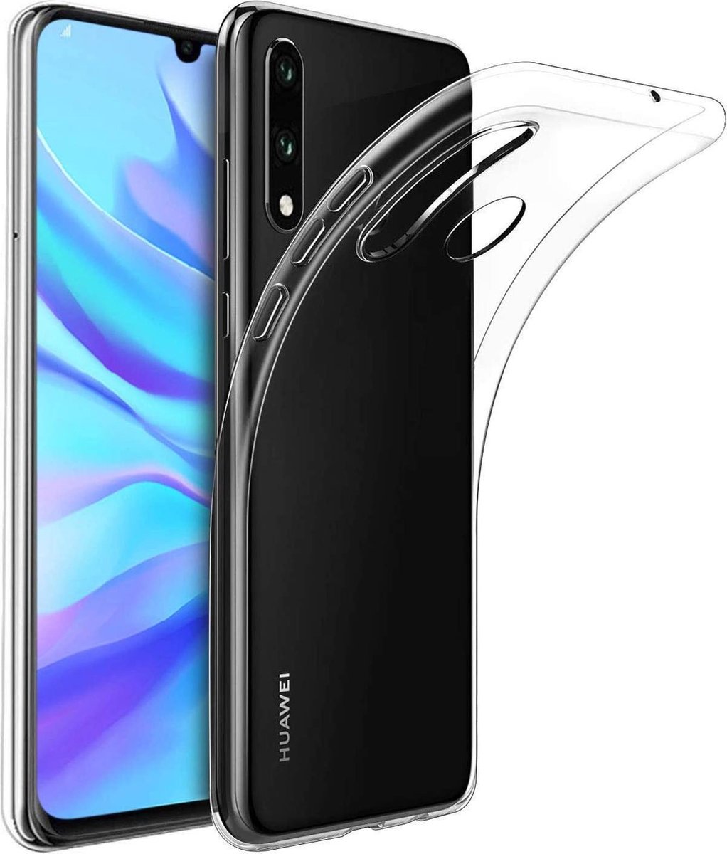Hoesje Geschikt voor: Huawei P30 Lite 2019 / 2020 - Silicone - Transparant