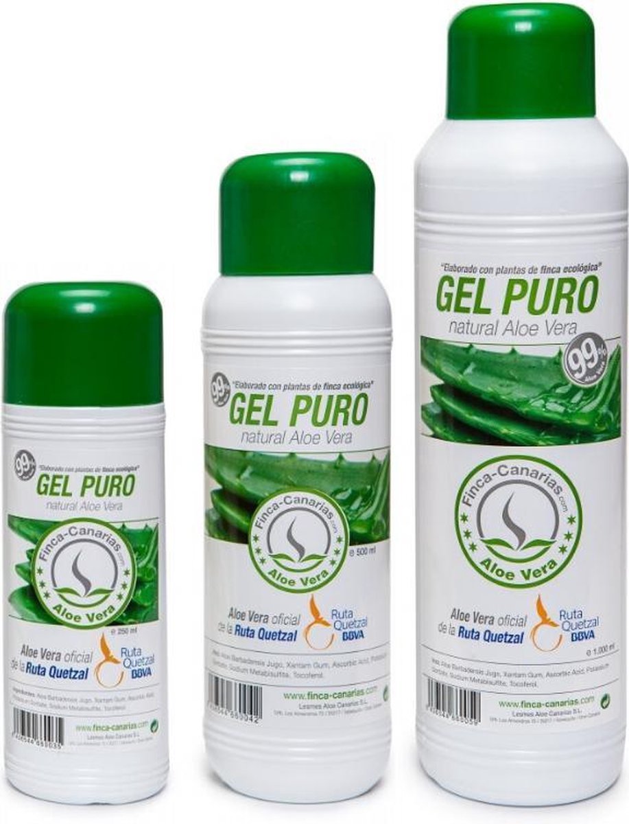 Finca Canarias Aloe Vera Gel - 99% Puur & Biologisch - 1 liter | bol