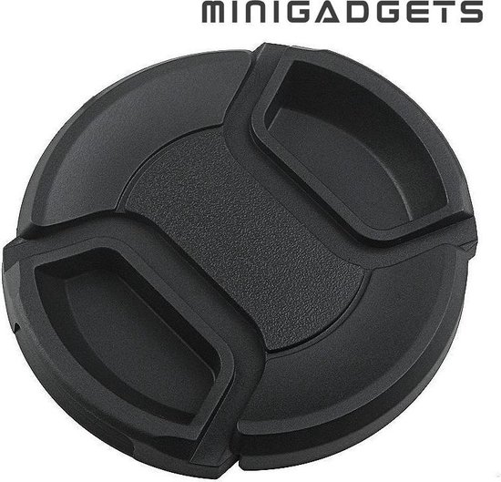 Zwarte lensdop van Minigadgets.