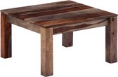 Salontafel  massief Hout- koffietafel (Incl LW3D Klok) - coffee table woonkamertafel