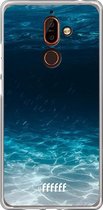 Nokia 7 Plus Hoesje Transparant TPU Case - Lets go Diving #ffffff