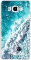 Samsung Galaxy J5 (2016) Hoesje Transparant TPU Case - Perfect to Surf #ffffff