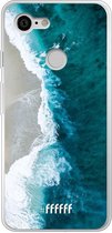 Google Pixel 3 Hoesje Transparant TPU Case - Beach all Day #ffffff