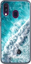 Samsung Galaxy A40 Hoesje Transparant TPU Case - Perfect to Surf #ffffff