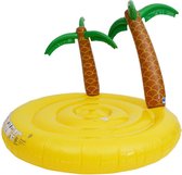 Opblaasbaar eiland met palmbomen - zwembad - palmbomen - zomer - summer - drijvend - fun - kinderen- kids