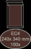Envelop Quantore bordrug EC4 240x340mm zelfkl. wit 100stuks