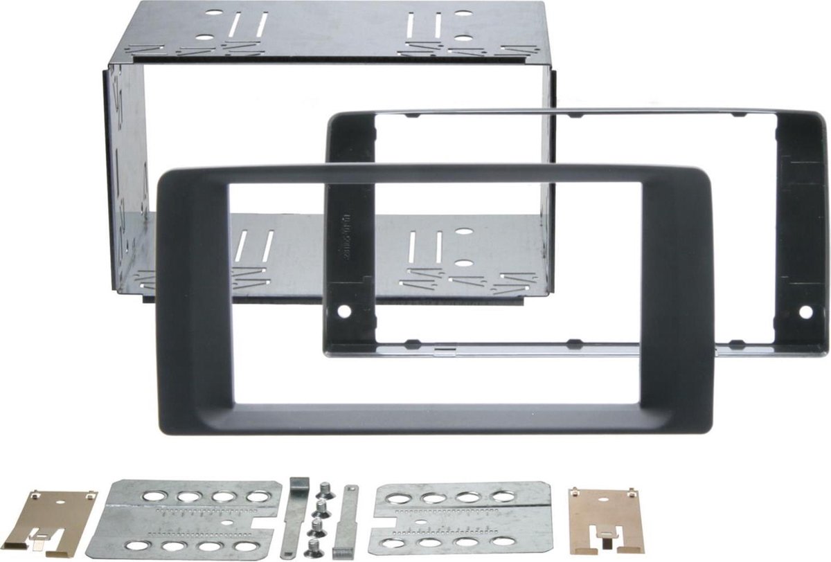 2-DIN Paneel diverse modellen MAN 2007-2020 - Kleur: Rubbertouch zwart