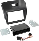 2-DIN Paneel Inbay® Isuzu D-Max 2012-2019 Kleur: Zwart