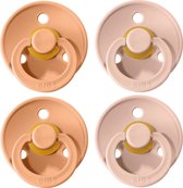 BIBS Fopspeen - Maat 2 (6-18 maanden) - 4 stuks - Ivory en Peach