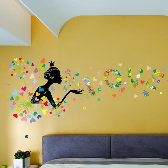 Cartoon wolken sterren kleine konijnen ballon muurstickers kinderkamer muurstickers decoratie kopen vanaf een prijs van 4.06
