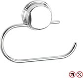 Toiletrolhouder - Toiletpapier Houder - WC Rolhouder - Chroom - RVS - Twist n Lock