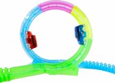 Magic Tracks XXL edition - 360 Stunt Loop - 259 Delig - 2 Auto's - Flexibele MAGIC TRACKS Geven licht in het donker