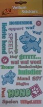 CreaMotion: vellum stickers hond