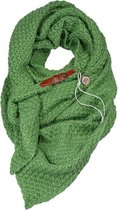 Gebreide Knitten Royale omslagdoek | wintersjaal Lot, Groen
