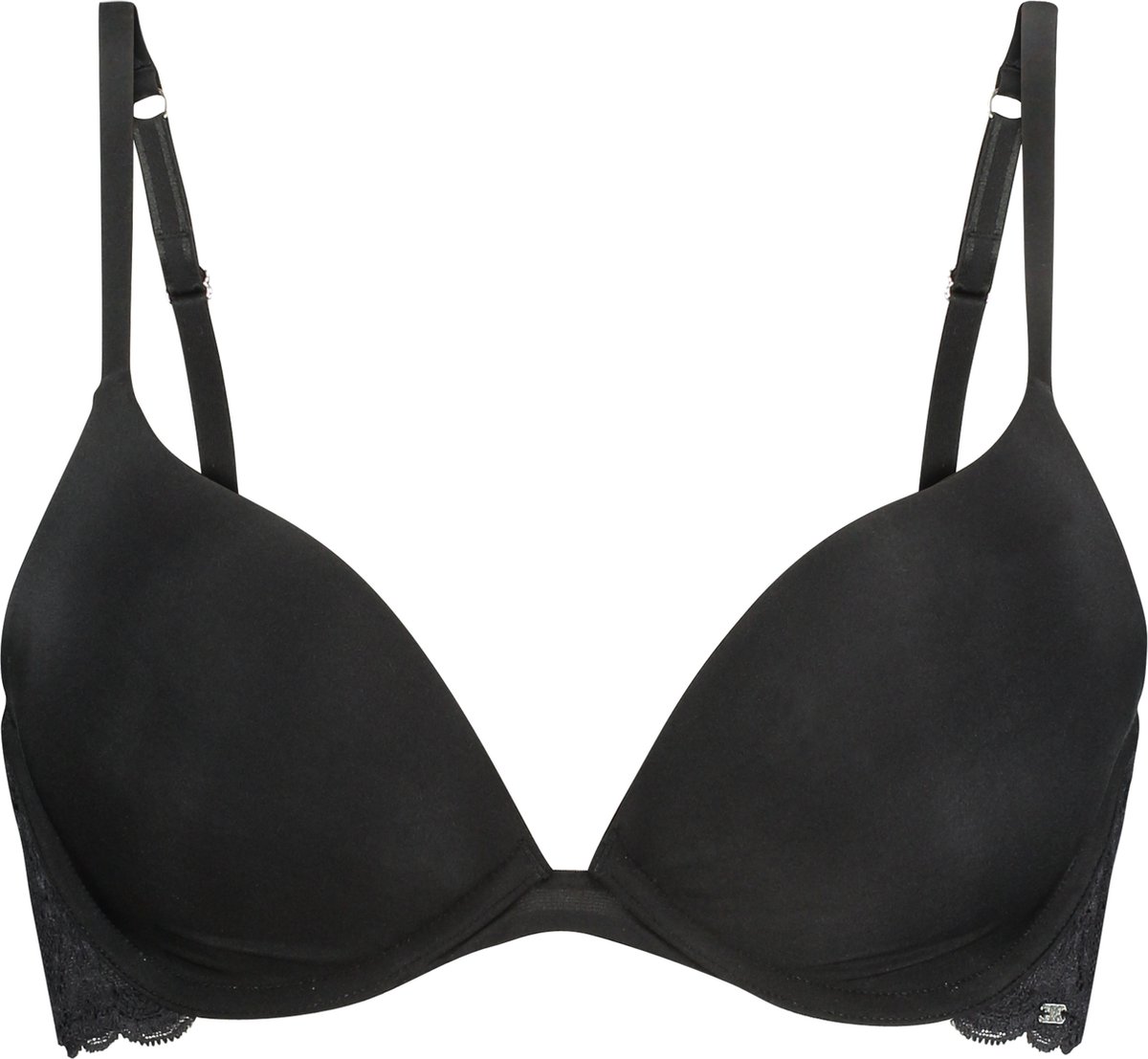 Hunkemöller Dames Lingerie Voorgevormde push-up beugel bh Angie - Zwart