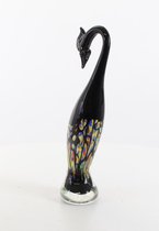 Glazen Heron (reiger) - Murano stijl - 38,1 cm hoog