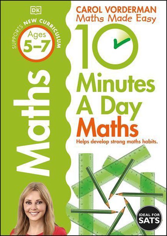 DK 10 Minutes a Day - 10 Minutes A Day Maths, Ages 5-7 (Key  ... - cover