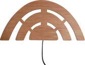 Houten Lamp Kinderkamer - Regenboog | E14 LED | Wandlamp