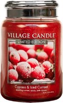 Village Candle - Cypress & Iced Currant - Large Candle - 170 Branduren