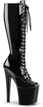 Pleaser Kniehoge laarzen -42 Shoes- TABOO-2023 US 12 Zwart