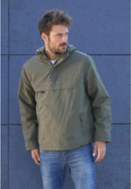 Urban Classics Windbreaker jacket -S- Fleece Groen