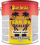 Star brite Tropical Teak Oil Sealer / Protector | natuurlijk licht 3,79 Liter