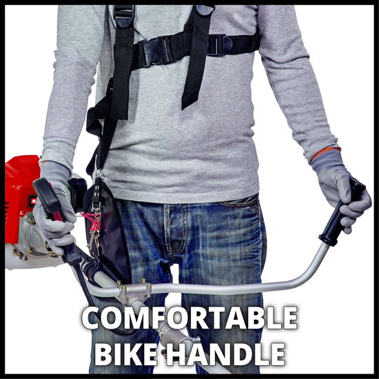 Einhell Benzine Bosmaaier GC-BC 30/1 I AS - 29.7 cm³ - 1 kW - 2-takt - 2-in-1: Draad en 3-tands mes van Einhell — afbeelding 3