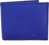 Massi Miliano Portemonnee Heren  leer (PHXW-307-5) -Royal-blauw -