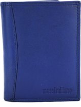 Massi Miliano Portemonnee Heren leer (PHXW310NC-9) - navy-blauw