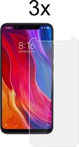 Xiaomi Mi 8 Screenprotector - Beschermglas Xiaomi Mi 8 Screen Protector Glas - 3 stuks