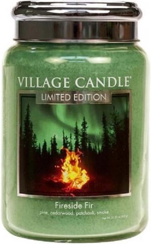 Village Candle Large Jar Fireside Fir