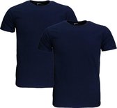 Fruit Of The Loom GROTE MATEN Katoenen T-Shirts 2-Pack Donkerblauw