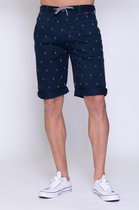 Mezaguz-Heren Bermuda-Folden-Light Navy
